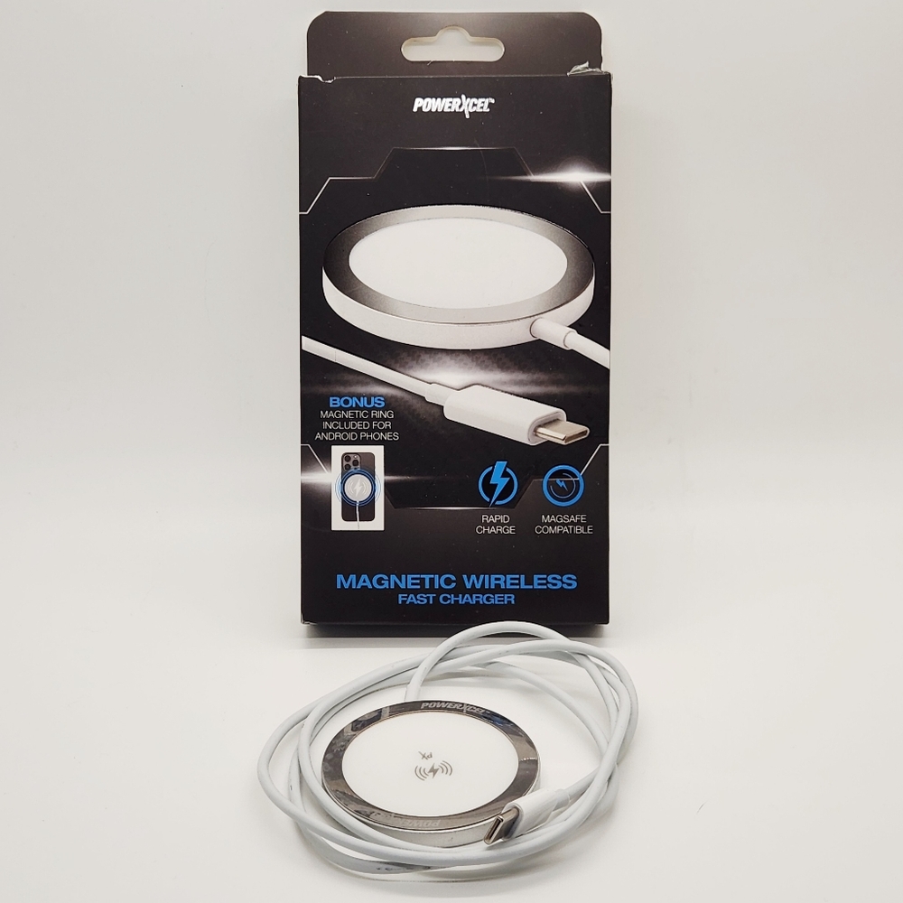 PowerXcel magnetic wireless fast charger
